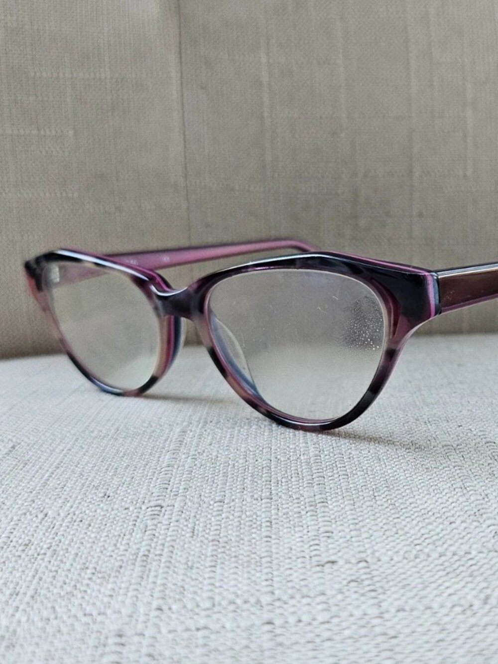 SEE Women Eyeglasses Frame Cat Eye Shape Eyewear Purple Tone Glasses 9746 C902